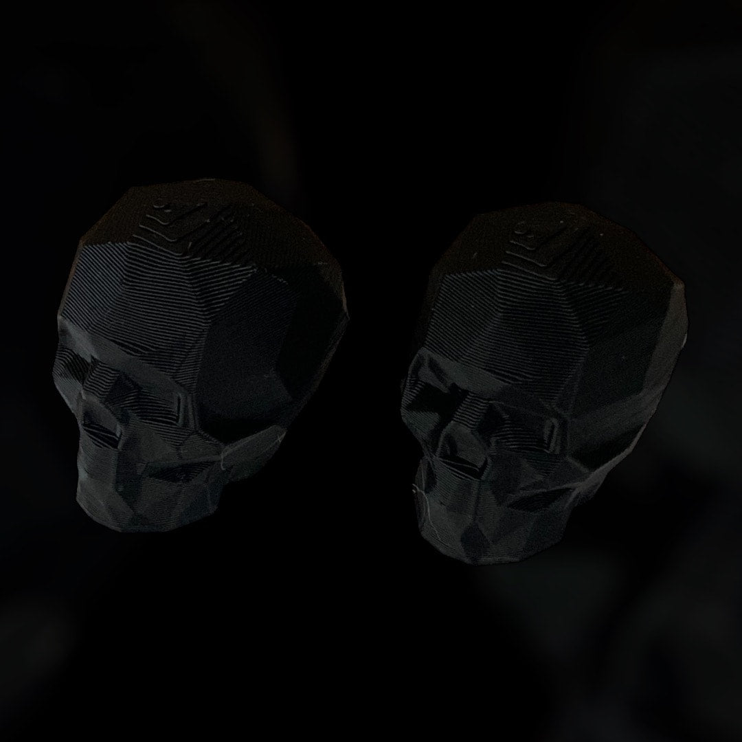 2x Skull Valve Caps