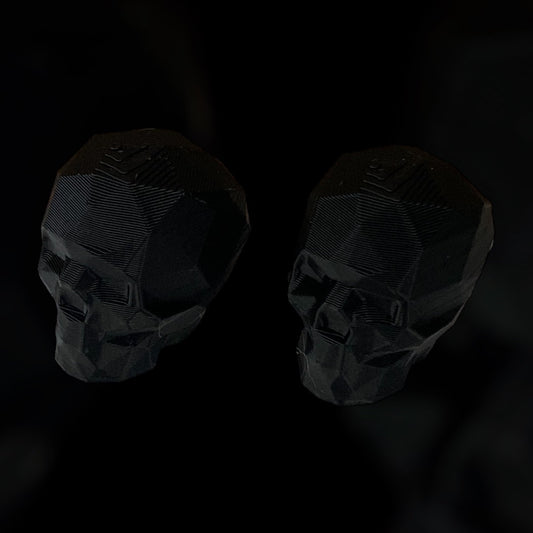 2x Skull Valve Caps